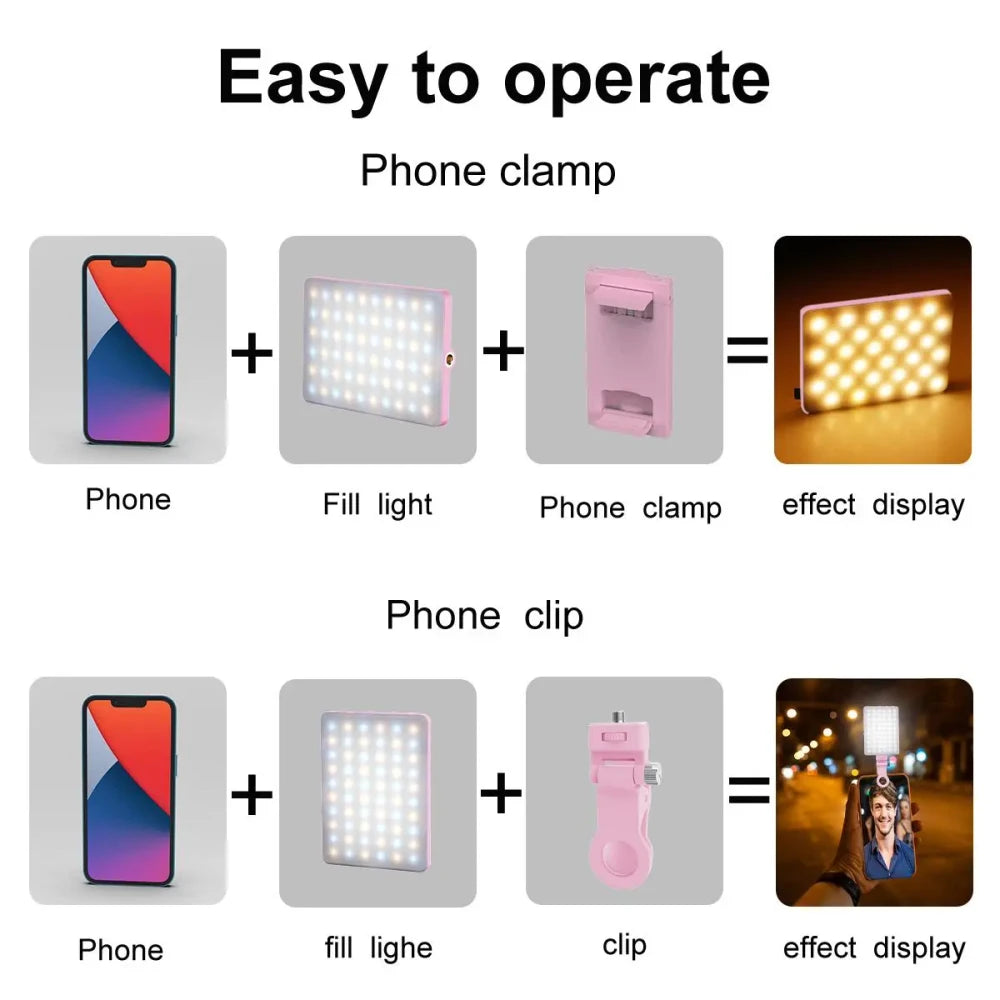 Clip-On Cell Phone Selfie Light