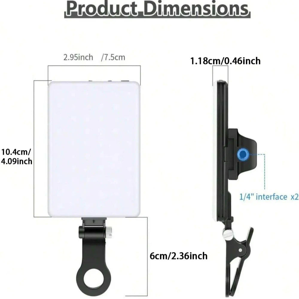 Clip-On Cell Phone Selfie Light