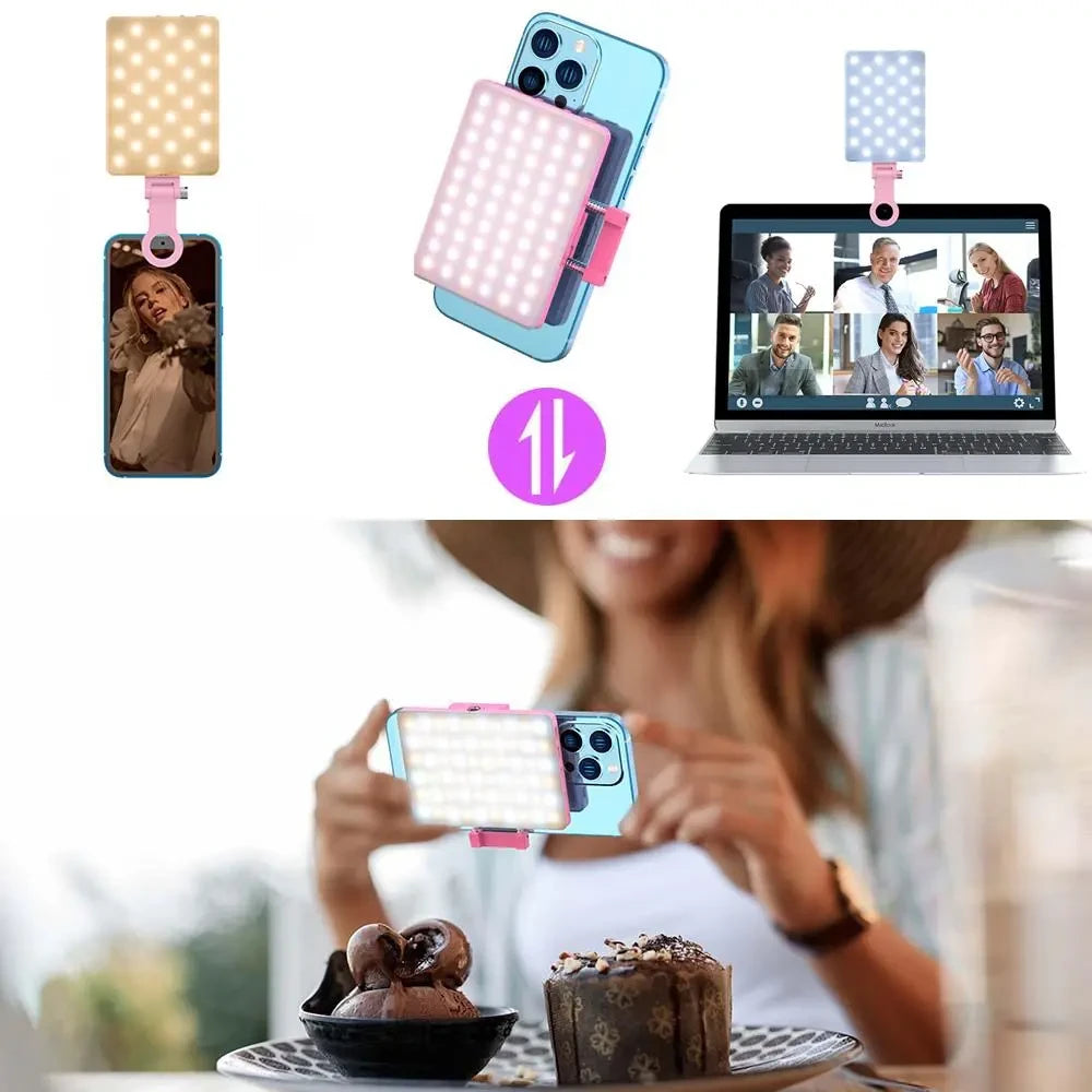 Clip-On Cell Phone Selfie Light