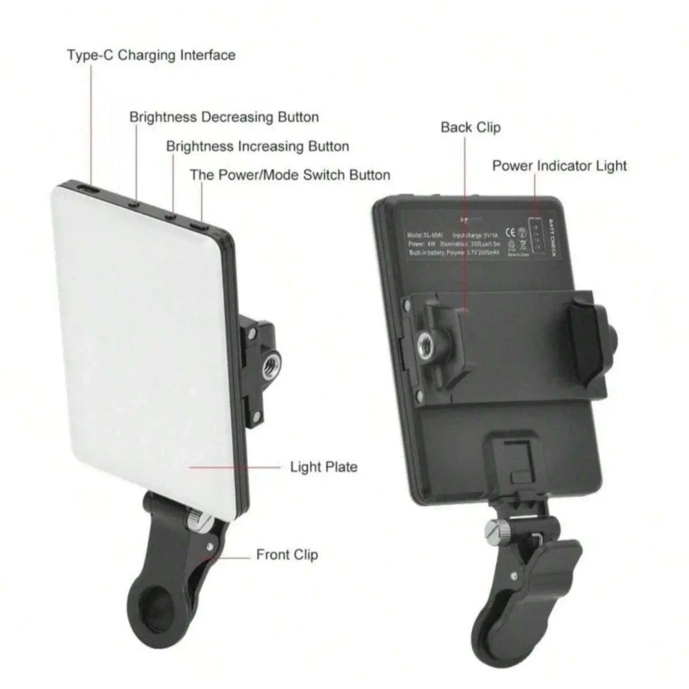Clip-On Cell Phone Selfie Light
