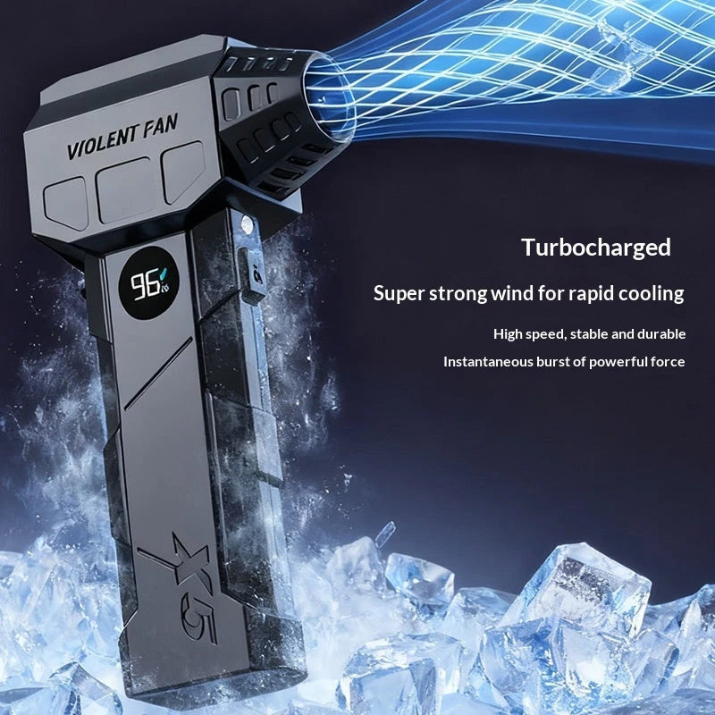 Violent Turbo Fan 130,000 RPM High-speed Handheld Fan